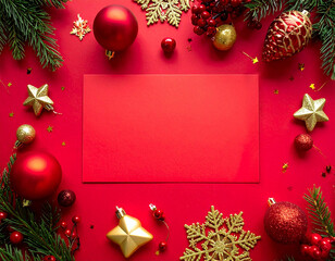 クリスマス　背景　高級感のあるカード　3