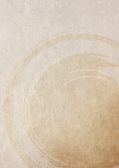 和紙と筆模様背景