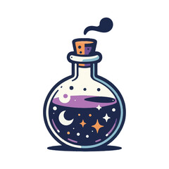 Halloween potions illustration design