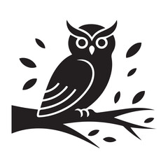 owl on branch