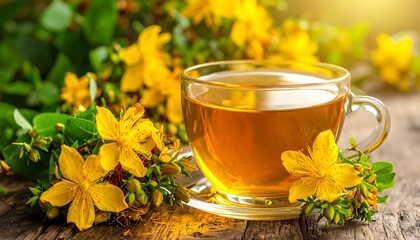 St. Johns Wort Tea - A Natural Remedy for Wellness.