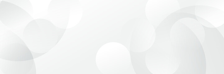 Abstract pattern white geometric banner design background.