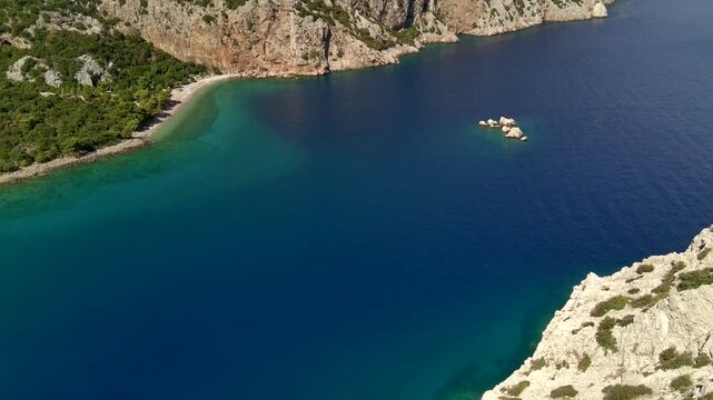 Kemer Akaryum Koyu Bucht Luftaufnahme