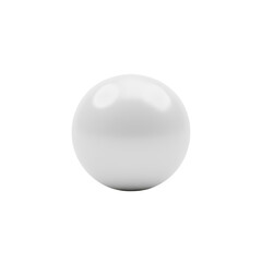 Pristine sphere floating effortlessly against the void, a study in minimal elegance and serene
