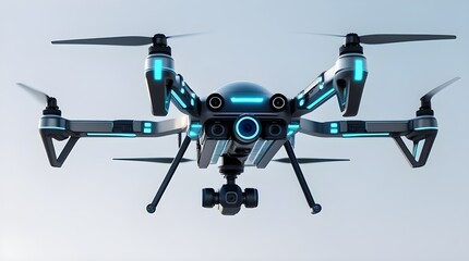 Autonomous AI Drone Technology for Smart Surveillance and Futuristic Aerial Systems