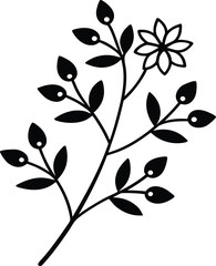 seamless floral pattern with flowers