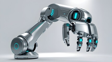 Cyberpunk Robotic Hand – Sci-Fi Mechanical Art