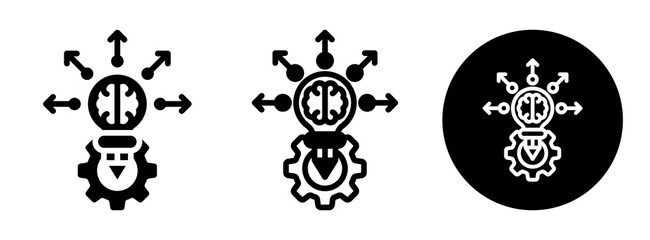 Creative Skills Icon Collection Glyph & Mixed Style