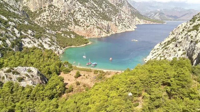Kemer Akaryum Koyu Bucht Luftaufnahme
