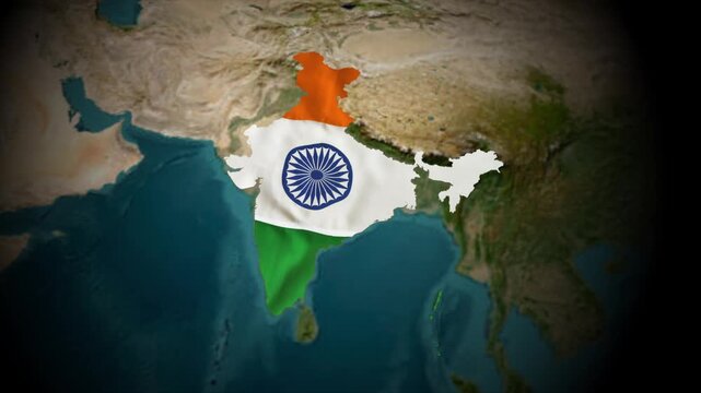 india map animation , 3d india map animation 