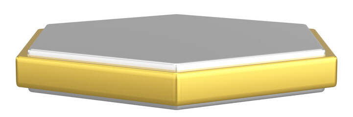 Product display. Product podium. 3D illustration.