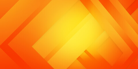 Orange gradient geometric banner for website graphic promotions