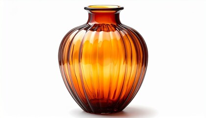 glass vase isolated
