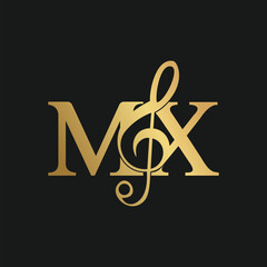 Music MX logo design. MX logo design. XM logo design. Music logo design. Audio Music logo design. Luxury Music logo design. Song icon, DJ music, Dj song logo design. Modern, Wing Star logo design. Ton