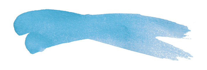 light blue watercolor background. Artistic hand paint. Isolated on transparent background.