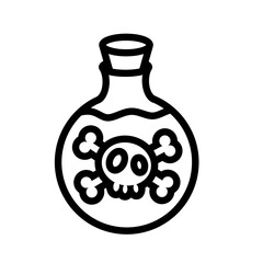 bottle of poison icon