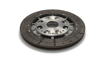 New Clutch Disc Mechanism for Manual Transmission, Isolated Side View