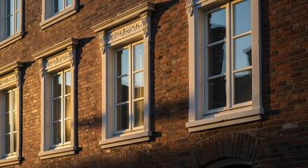 old windows in the old house