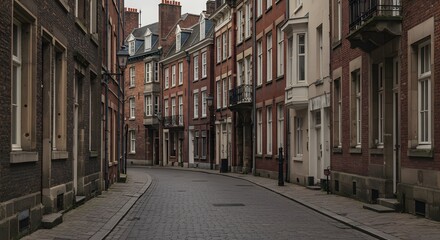 narrow street in stockholm