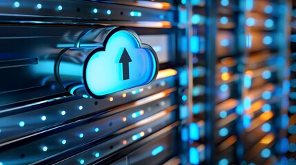 A photo of a secure cloud storage service.