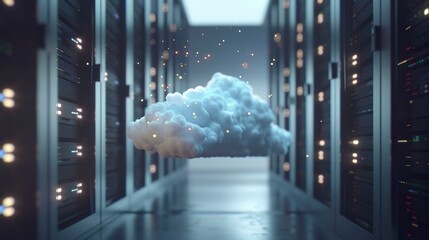 A photo of a secure cloud storage service.