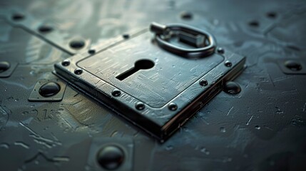 A photo of a secure password manager.