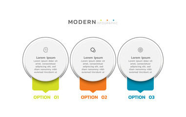 Presentation infographic business template design