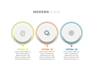 Presentation infographic business template design