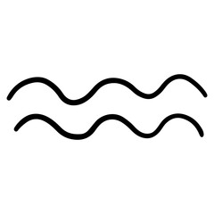Waves in doodle style