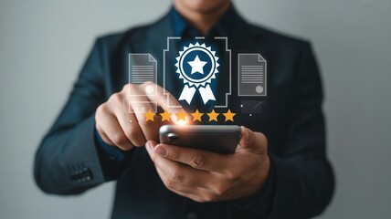 Boost Your Business Reputation Get Five Star Ratings with This Cutting Edge Technology on Mobile Phone for Review Management and Customer Satisfaction