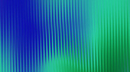 A vibrant abstract background with vertical ribbed texture transitioning from deep blue to bright green.