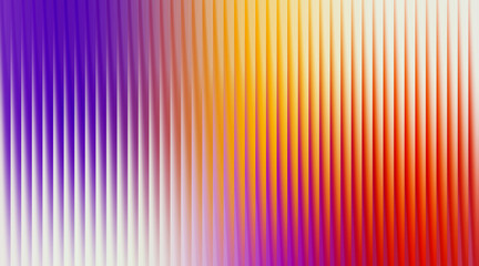 Abstract vertical lines with a gradient of purple, orange, and red.