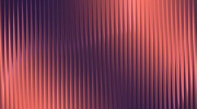 A close-up abstract background with vertical ribbed texture in shades of coral and deep purple.