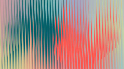 Abstract background with vertical lines and soft pastel color gradients of teal, coral, and yellow.