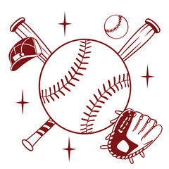 baseball ball and bat