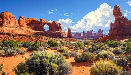 Arches National Park: Captivating Landscape with Red Rock Formations