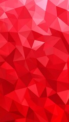Abstract Red Polygon Background - Geometric Design with Vibrant Color.