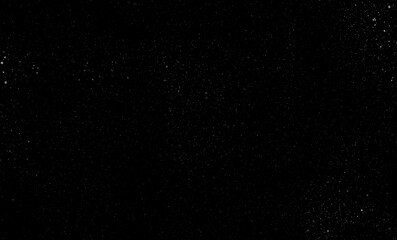 Space star shape sky night background, black starry cosmos abstract pattern dark blue science, textile cosmic galaxy astronomy decoration fantasy wallpaper landscape.