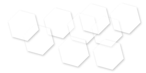 Abstract Hexagon Pattern on White. Bright white abstract hexagon wallpaper or background -3d render. abstract geometric pattern of white hexagons, hexagon concept design abstract technology background