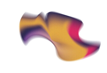 Abstract fluid gradient shape with vibrant colors blending in a soft, dreamy motion.	
