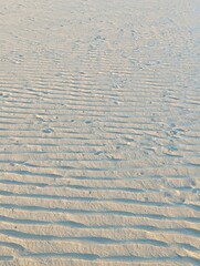 Sandy waves on the beach
