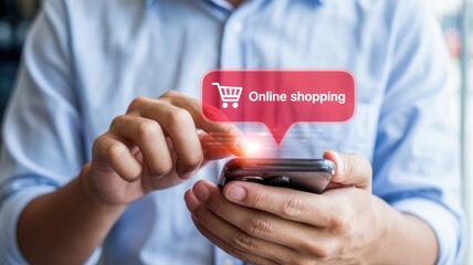 Seamlessly browse and purchase your favorite items with a tap using a modern smartphone for convenient online shopping experiences