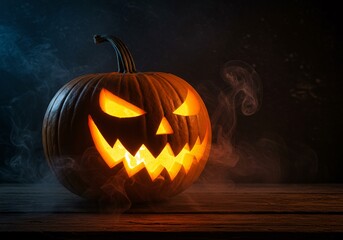 Obraz premium Eerie Jack-o'-Lantern