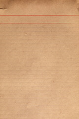 Old weathered yellowed note paper texture with slight tear