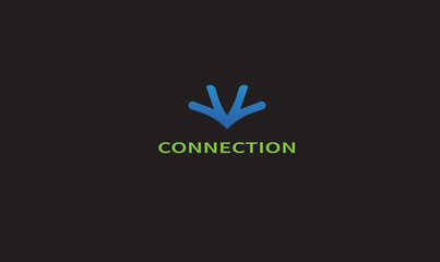 Obraz premium communication logo , connecting logo