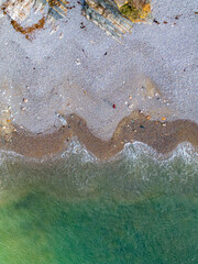 Acantilados y Playa del Silencio o Gaviero en Cudillero, Asturias