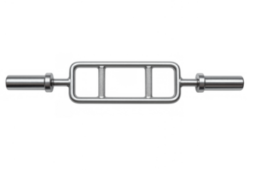 Tricep bar for weightlifting training on transparent background