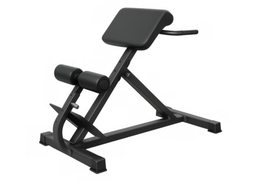 Hyperextension bench gym equipment for back workout