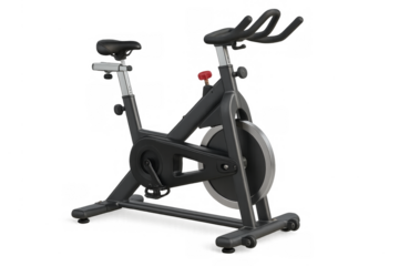 Spin exercise bike for indoor cycling workout and fitness