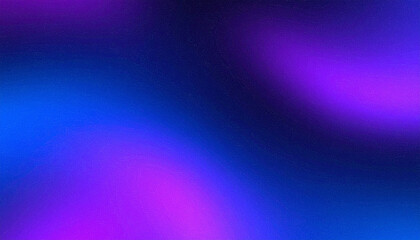 Fototapeta premium Deep blue and vibrant purple gradient with subtle noise effect abstract background